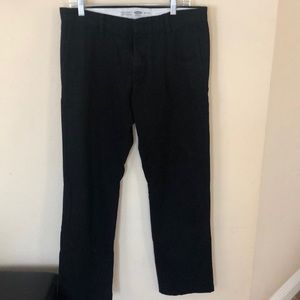 SZ 33/32 Mens Old Navy Black Straight Leg Pant EUC